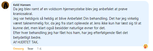 anmeldelse af behandling børkop